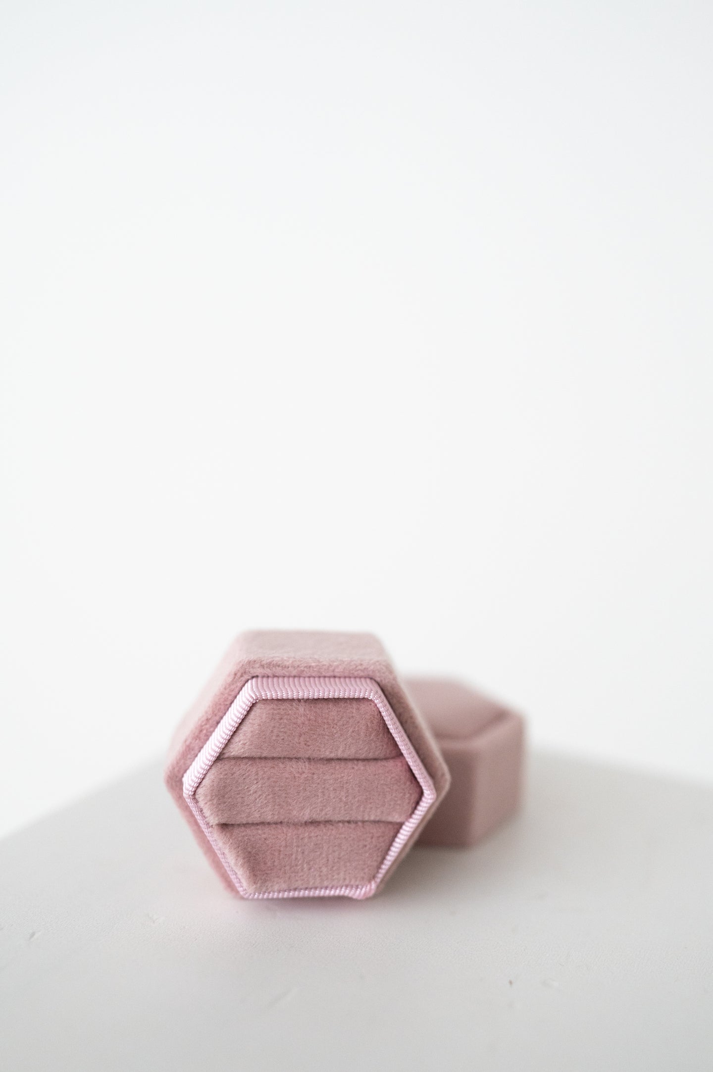 Pink Velvet Ring Box